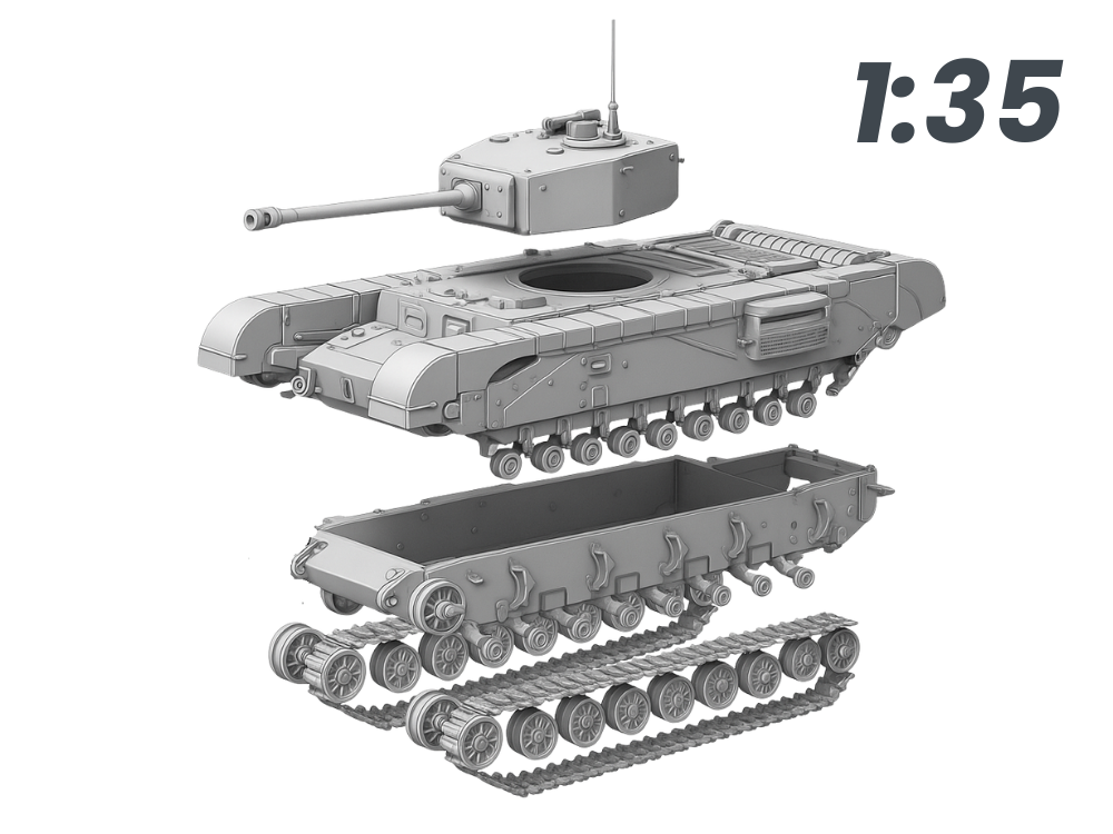 Churchill MK VII Battle Tank