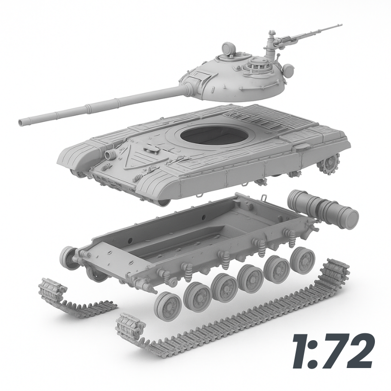 Russian T-72 Battle Tank
