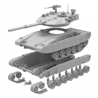 Israeli Merkava Heavy Battle Tank
